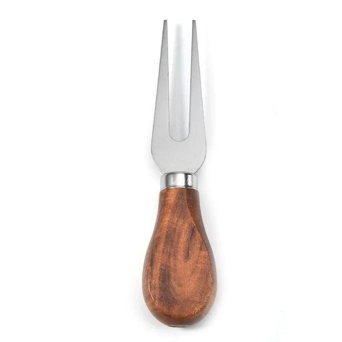 Elegant Acacia Wood Handled Stainless Steel Cheese Knife Set – Perfect for Charcuterie and Spreading Butter