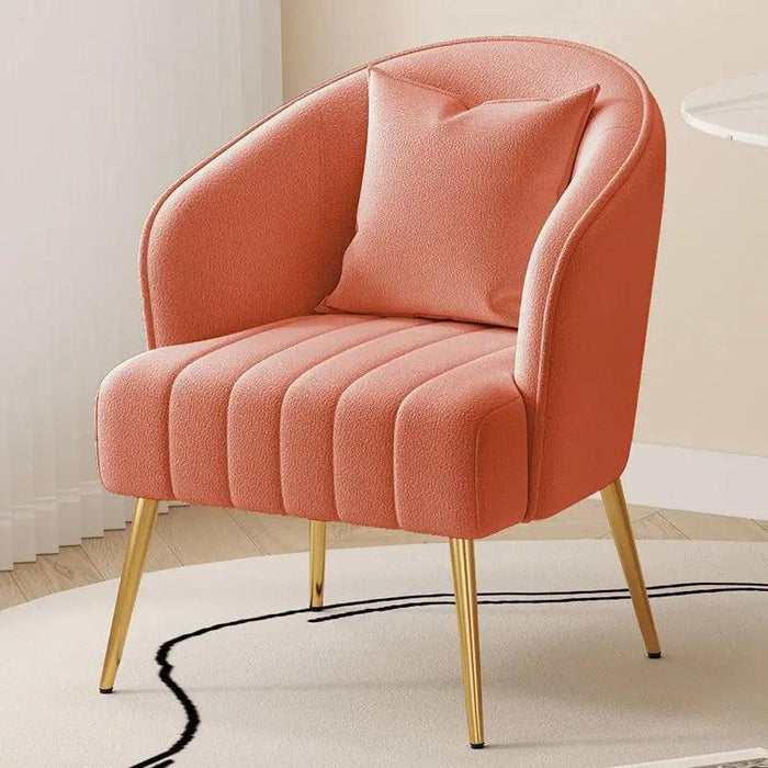 Chic Cream Velvet Lounge Armchair