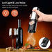 Rechargeable Electric Salt and Pepper Grinder Set with One-Handed Operation and Adjustable Grind Settings