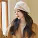 Chic Solid Color Wool Berets for Fashionable Ladies