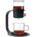 Elegant Dual-Use Glass Infuser Set with Stylish Stainless Steel Drip Pot for Tea and Coffee