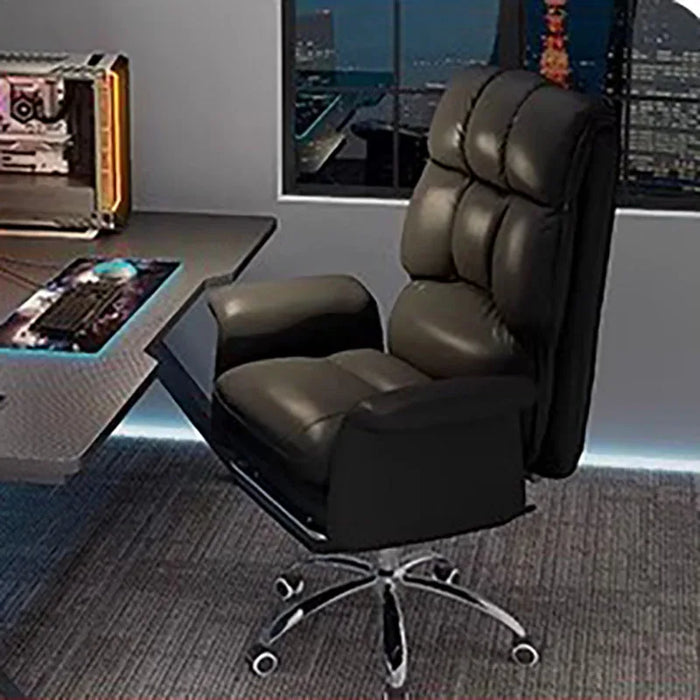 Premium Adjustable Leather Gaming Recliner with Ergonomic Design