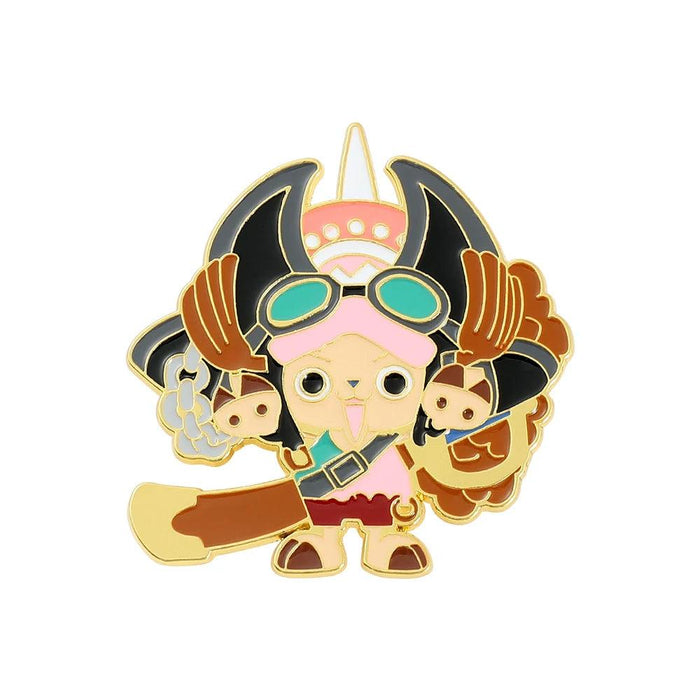 Anime Lover's One Piece Character Enamel Pins Collection - Stylish Jewelry Set for Fans