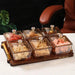 Sophisticated Glass Platter for Elegant Snack Presentation - Ideal for Upscale Events