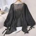 Women's Lightweight Chiffon Summer Cardigan - Stylish Sun Protection Blouse