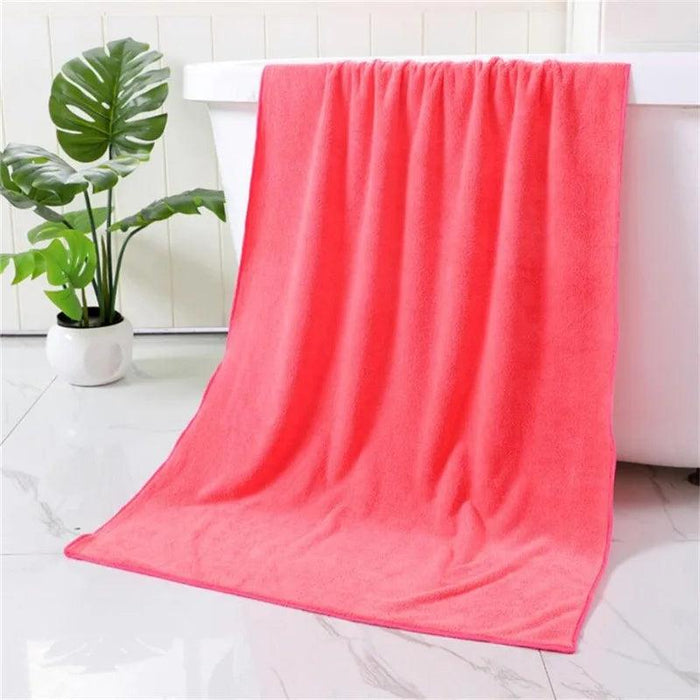 Luxury 3-Pack Microfiber Coral Velvet Towels - 30x60cm