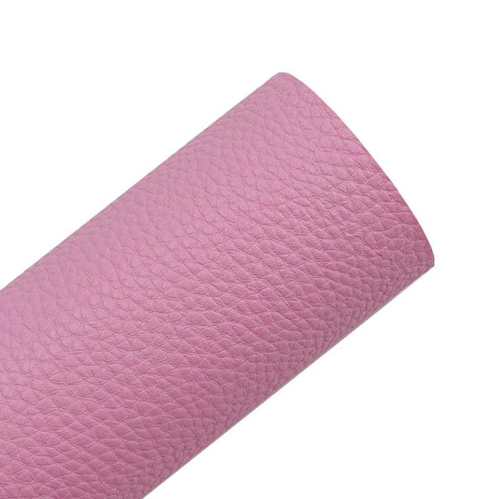 Colorful Litchi Textured Eco-Friendly PU Leather Craft Sheet