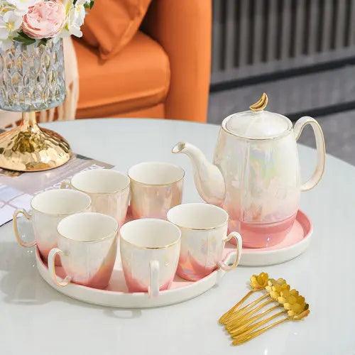 Exquisite European Tea and Coffee Set: Elevate Your Afternoon Rituals with Timeless Elegance