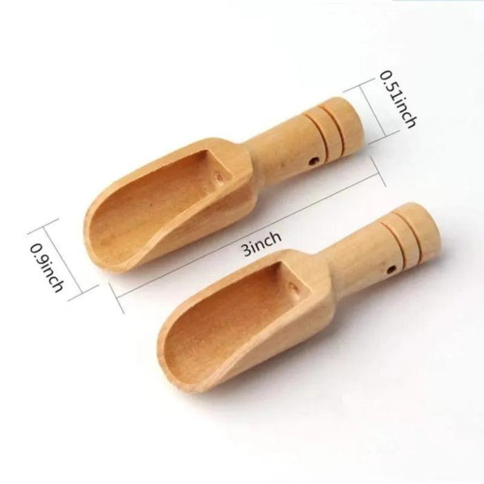 Compact Mini Wooden Spoons - Essential Kitchen Utensils for Every Culinary Task