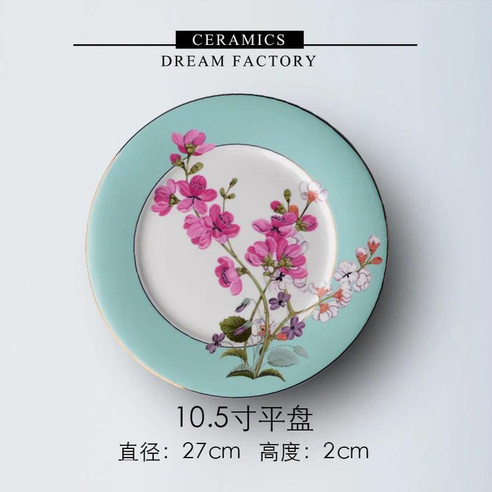 Elevate Your Dining Experience with this Luxurious Chinese Bone China Dinnerware Set