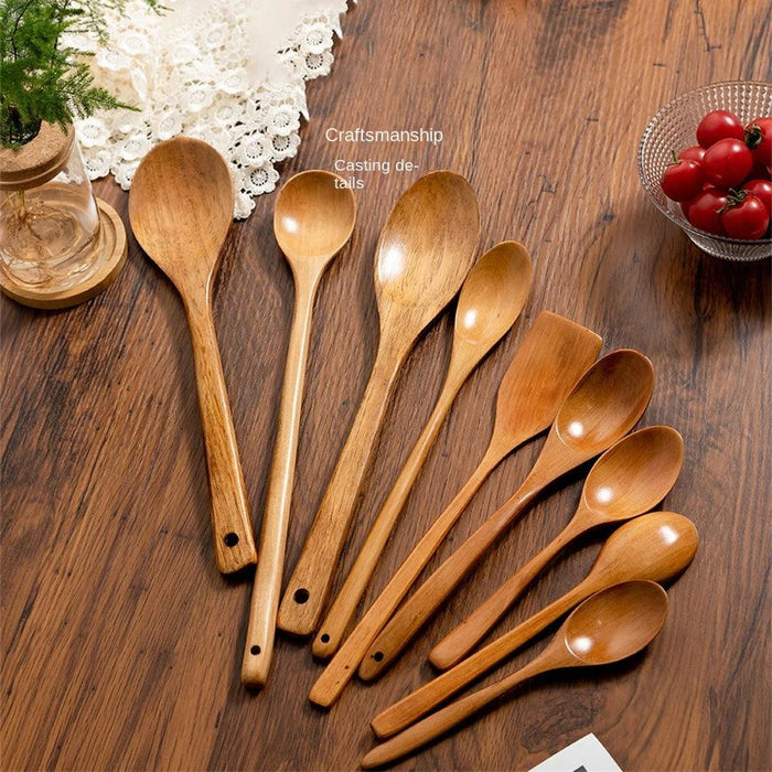 Japanese Wooden Kitchen Spoons