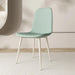 Chic White Leather Dining Chair for Upscale Aesthetics