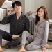 Chic Korean Unisex Cotton Sleepwear Set for Luxurious Comfort