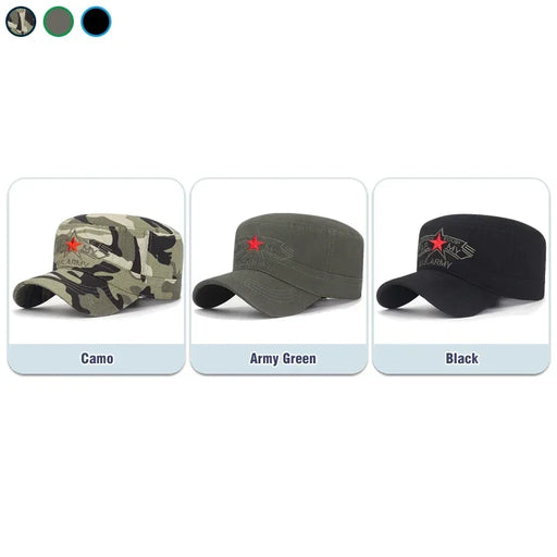 Army Camouflage Adjustable Snapback Baseball Cap for Stylish Men and Women
