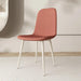 Chic White Leather Dining Chair for Upscale Aesthetics