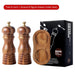 Elegant Acacia Wood Spice Grinders - Enhance Your Kitchen Aesthetics