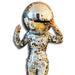 Sparkling 40CM Reflective Disco Ball Helmet with Versatile Visor for Parties and Cosplay