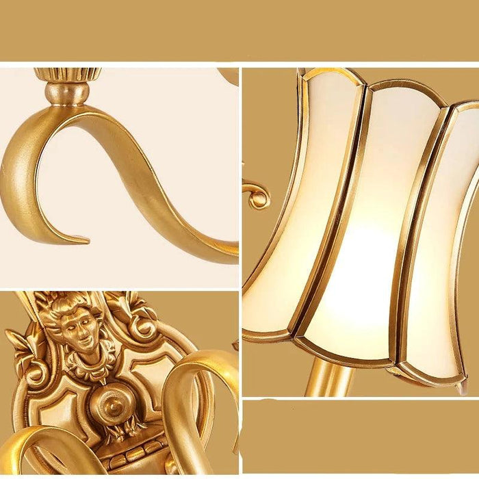 Elegant Brass LED Wall Sconce - Modern Lighting for Home and Hospitality Spaces