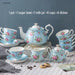 Elegant 15-Piece Bone China Afternoon Tea Set – Luxurious European Teaware Collection