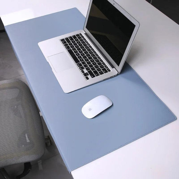 Ergonomic Leather Mousepad with Elbow and Wrist Support for Enhanced Desk Comfort