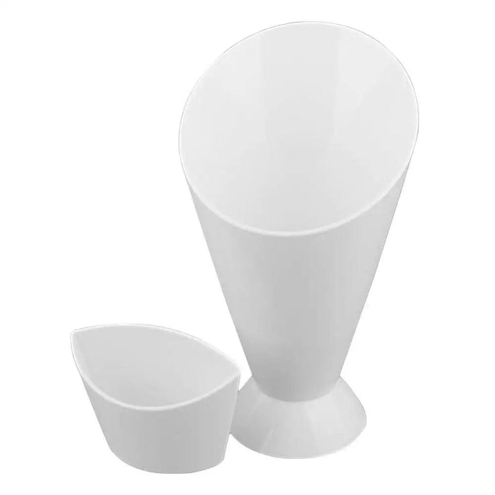 Elegant Dual Snack Cone Presentation Set for Gourmet Delights