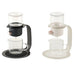 Elegant Dual-Use Glass Infuser Set with Stylish Stainless Steel Drip Pot for Tea and Coffee