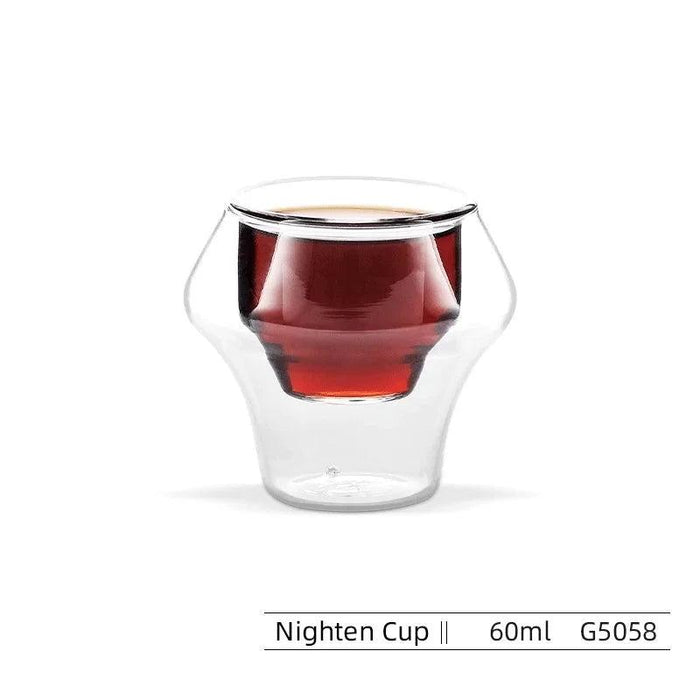 Elegant Double Wall Glass Coffee Set for a Luxurious Brewing Experience