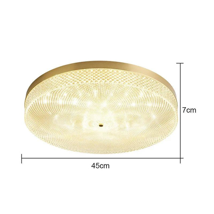 Chic LED Round Acrylic Ceiling Light for Luxurious Home Decor