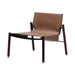 Designer Light Luxury Saddle Leather Lounge Chair