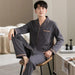 Chic Korean Unisex Cotton Sleepwear Set for Luxurious Comfort