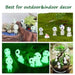 Luminous Kodama Elf Ornaments - 10Pcs Glow-in-the-Dark Miniature Figures for Fish Tank and Garden Decoration