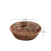 Elegant Imitation Rattan Serving Tray for Upscale Snacking and Tea Presentation