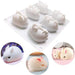 Multi-Cavity Silicone Bunny Molds for Chocolate, Cake, and Dessert Baking - Perfect for Easter Treats and DIY Projects