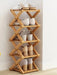 Stylish Multi-Tier Bamboo Footwear Organizer for Efficient Home Storage