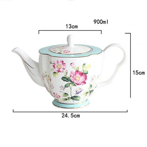 European Afternoon Tea and Coffee Set with Elegant Gift Box and Premium Pot