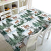 Festive Waterproof Polyester Christmas Lightweight Tablecloth for Holiday Partie