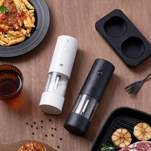 LED Electric Spice Mill Set - 6 Adjustable Grinding Modes for Seasoning Perfection