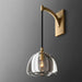 Elegant Semicircle Crystal Wall Sconce for Modern Interiors