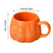 Devilish Pumpkin Enamel Mug - Vintage Halloween Drinkware Delight