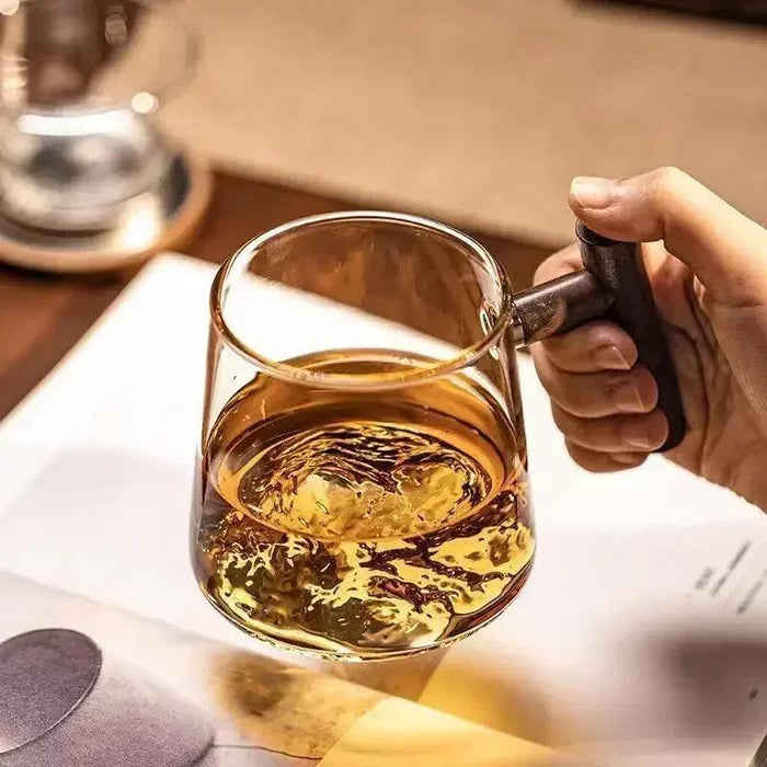 Elegant Borosilicate Glass Tea Mug with Infuser for Exceptional Brewing Delight