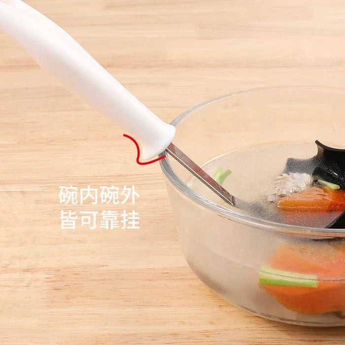 Extended Handle Ladle with Precision Pouring Spout for High-Temperature Cooking