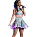 Radiant Diva: Women's LED Silver Costume - Light Up the Stage with Confidence