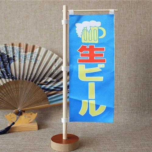 Japanese Sushi Bar Decorative Mini Knife Flags - Premium Quality Waterproof Signage for Authentic Restaurant Ambiance