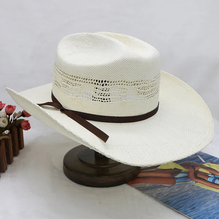 Wild West Sun Style Essential: Handwoven Cowboy Hat
