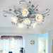 Whimsical Blossom Illuminating Chandelier for Romantic Interiors and Celebratory Events