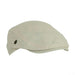 Men's Stylish Summer Linen Cabbie Cap - Breathable Flat Golf Hat with Elastic Fit