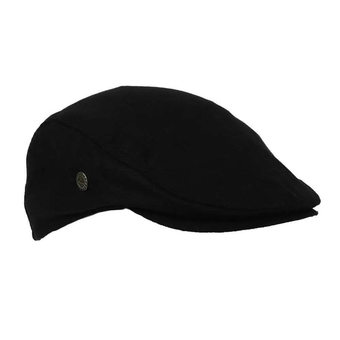 Summer Linen Newsboy Cap for Men - Comfortable Breathable Golf Hat with Elastic Back Fit