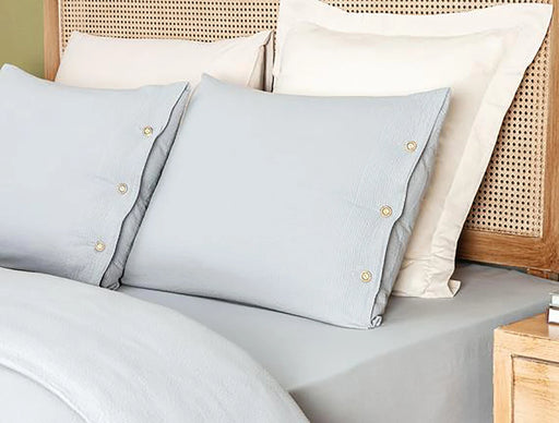 Natural Cotton Duvet Set - Navy Blue Nordic Bedding Collection