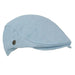 Men's Stylish Summer Linen Cabbie Cap - Breathable Flat Golf Hat with Elastic Fit