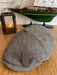 Vintage Linen 8-Panel Newsboy Cap for Men